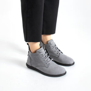 Botines de mujer de nobuk con espuma viscoelástica