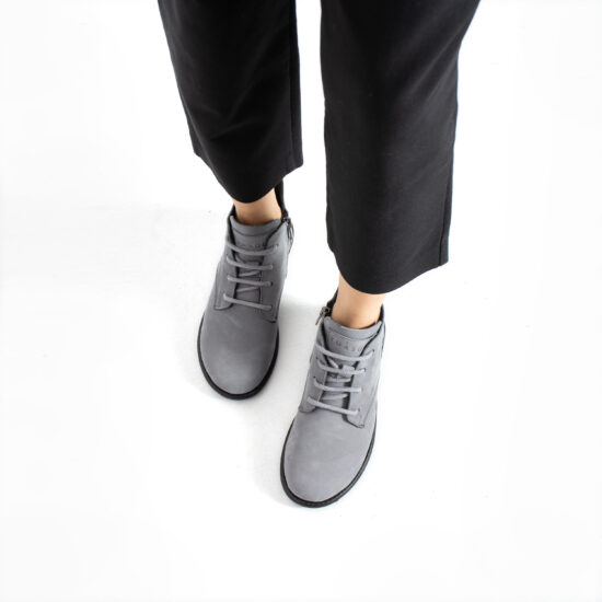 Botines de mujer de nobuk con espuma viscoelástica Botines de mujer 10 Botines de mujer - TSL Memory Nora Grey