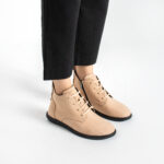 Botines de mujer de nobuk con espuma viscoelástica