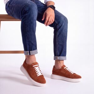 Zapatillas casual para hombre de ante