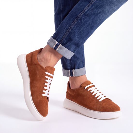 Zapatillas casual para hombre de ante - Ante