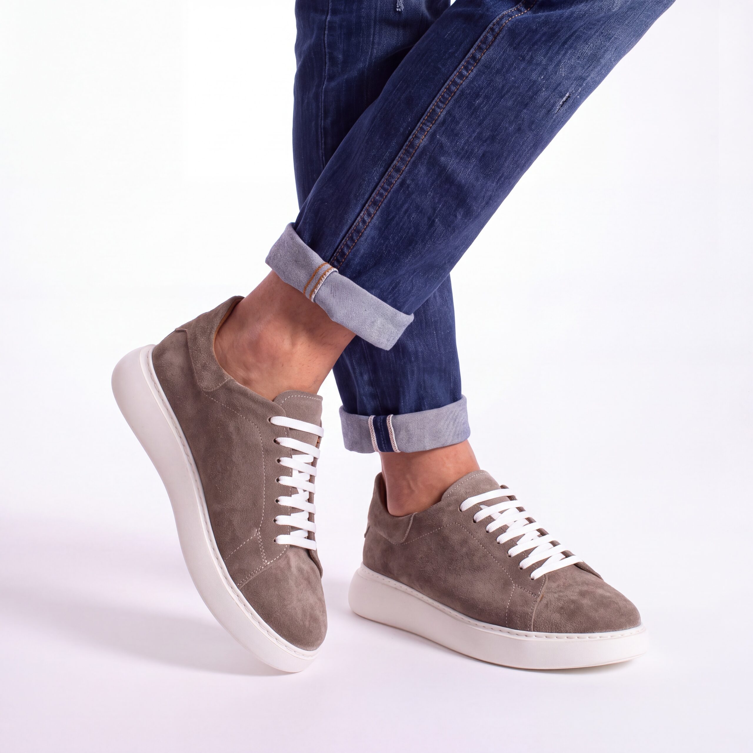 Zapatillas casual para hombre de ante Zapatillas casual para hombre 4 Zapatillas casual para hombre de ante - Ante