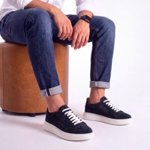 Zapatillas casual para hombre de ante
