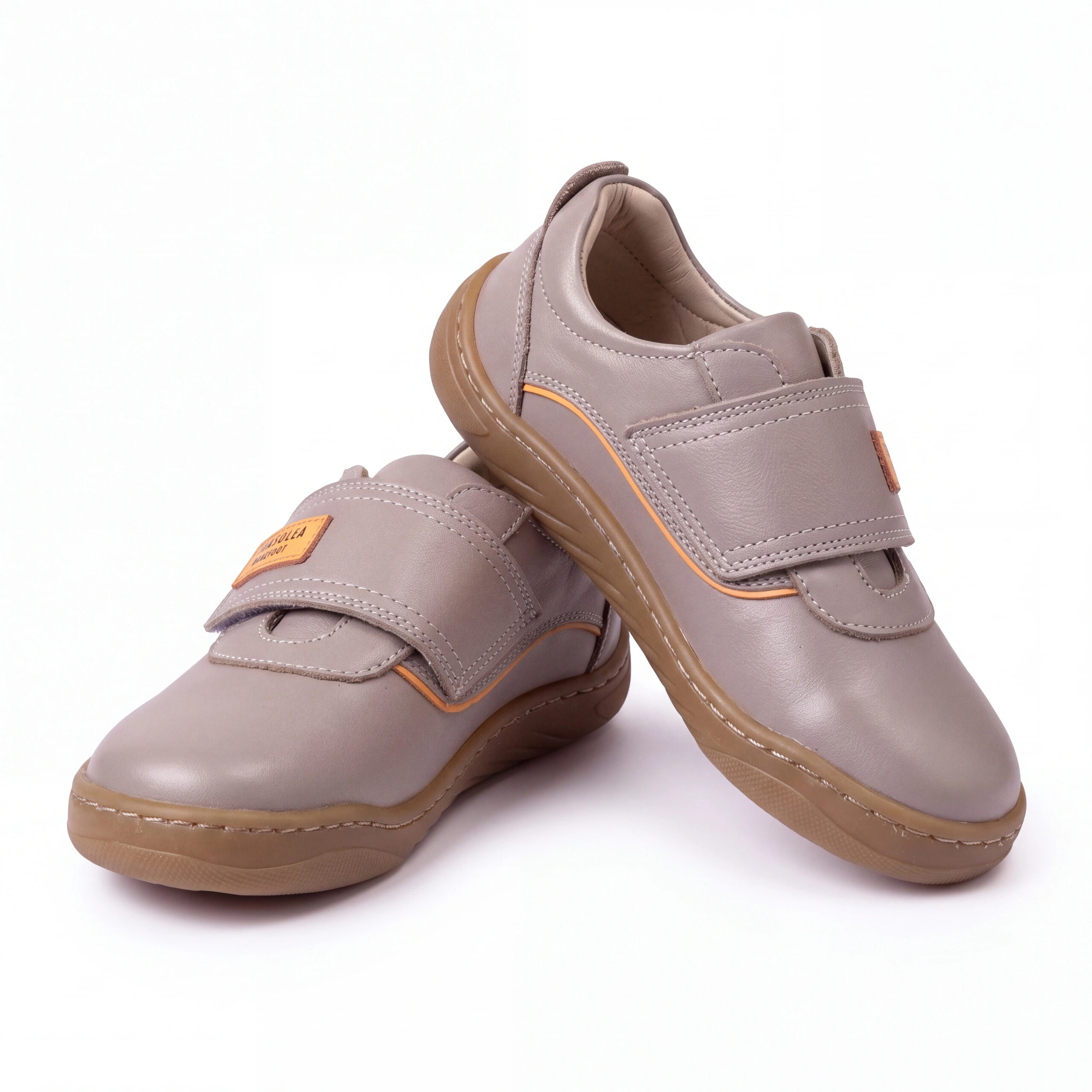 Zapatos barefoot para niños de piel natural Calzado Barefoot para niños 3 Calzado Barefoot para niños - TSL Barefoot Mini Go Grey