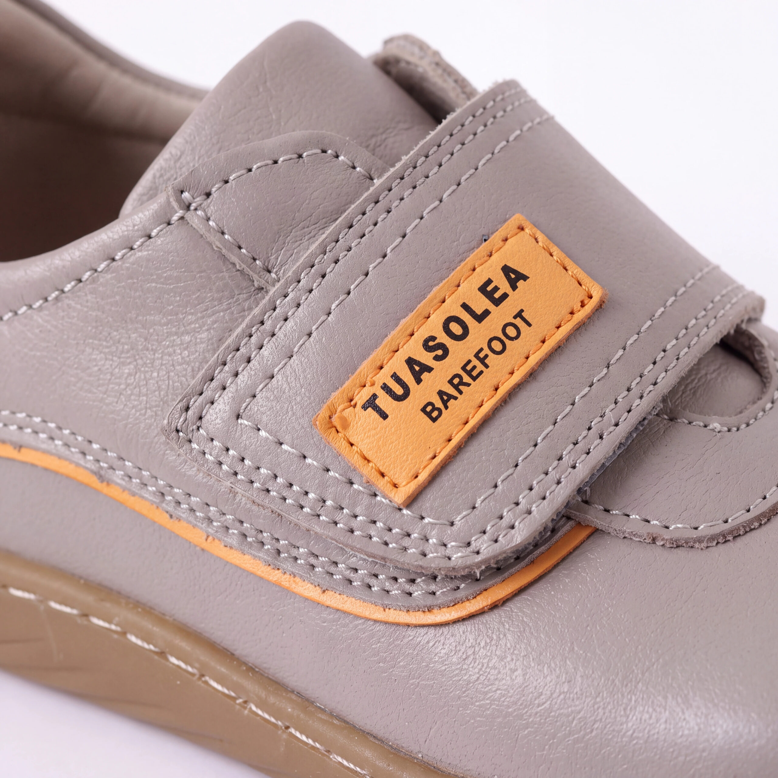Zapatos barefoot para niños de piel natural Calzado Barefoot para niños 5 TSL Barefoot Mini Go Grey - Gris - Piel