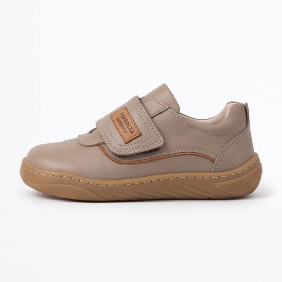 Zapatos barefoot para niños de piel natural - Piel