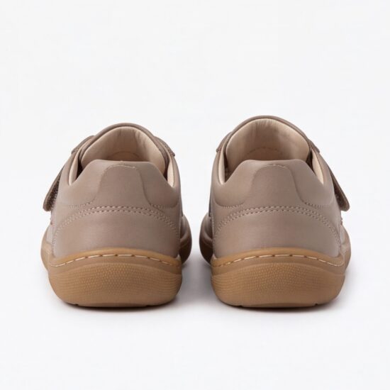Zapatos barefoot para niños de piel natural - vista lateral