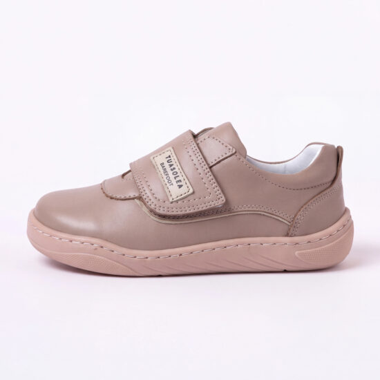 Zapatos barefoot para niños de piel natural - Piel