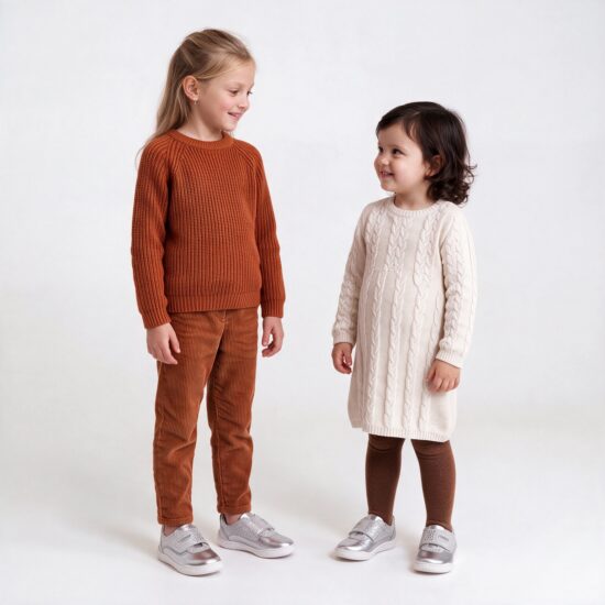 Zapatos barefoot para niños de piel natural - Plateado - 10