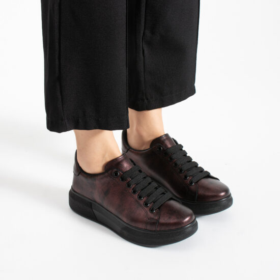 Zapatillas casual de mujer de piel - TSL Timeless Vintage