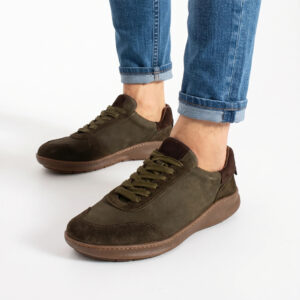 Zapatillas barefoot para hombre de piel natural - TSL Barefoot Atlas Khaki