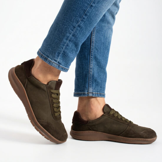 Zapatillas barefoot para hombre de piel natural - Nobuk