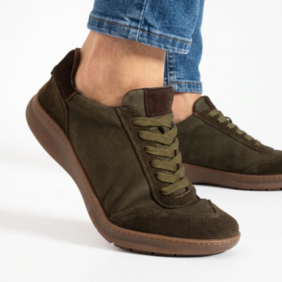 TSL Barefoot Atlas Khaki - Verde - Nobuk