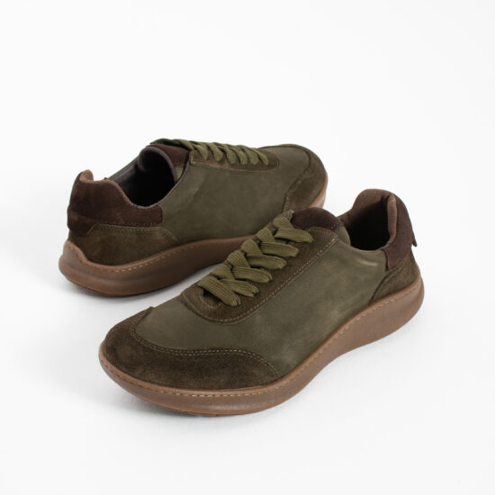 Zapatillas barefoot para hombre de piel natural - vista superior