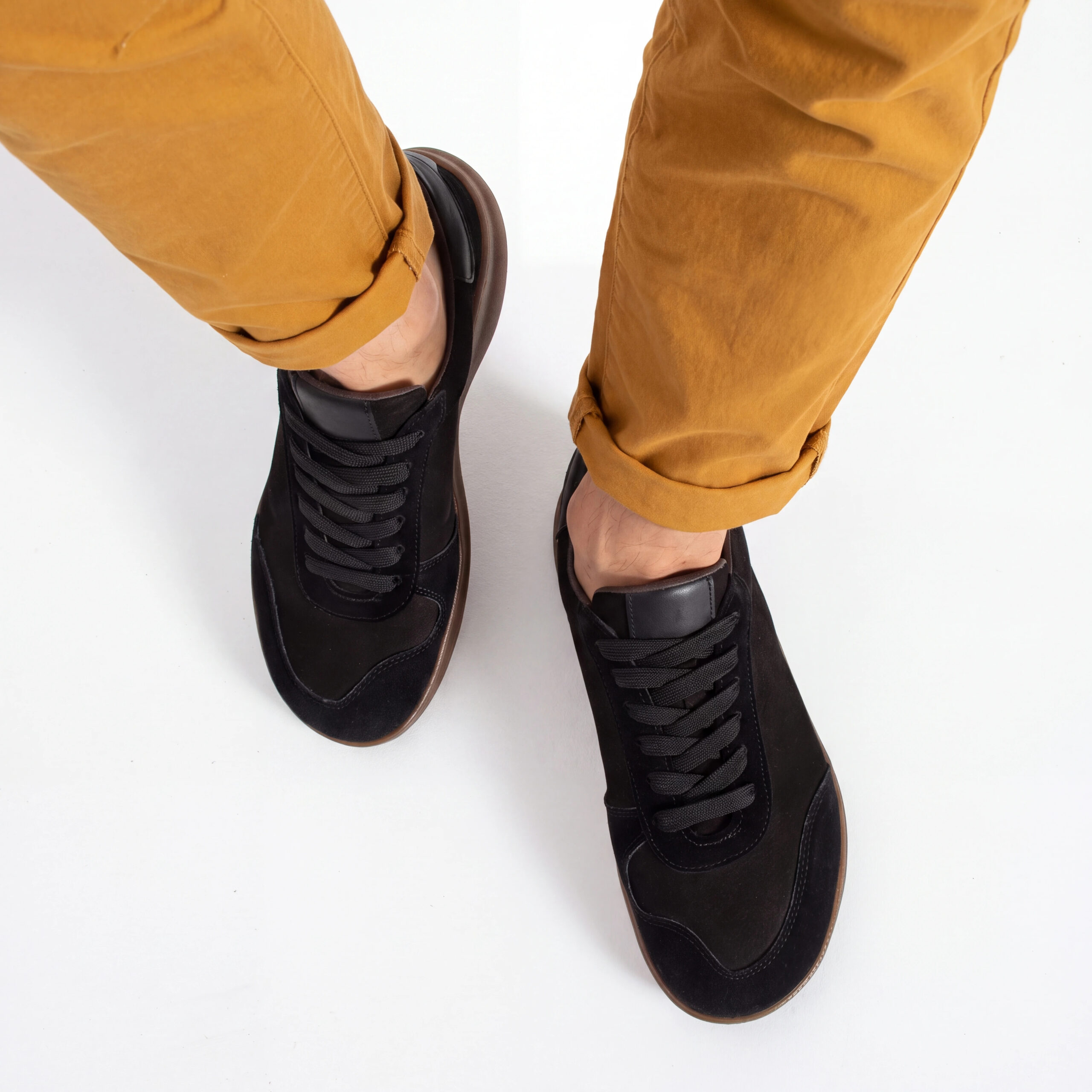 Zapatillas barefoot para hombre de piel natural Zapatillas casual para hombre 3 Zapatillas casual para hombre - TSL Barefoot Atlas Black