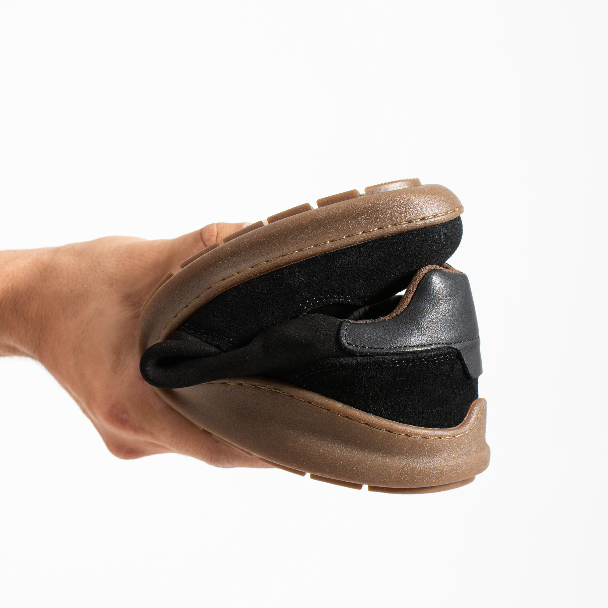 Zapatillas barefoot para hombre de piel natural Zapatillas casual para hombre 9 Zapatillas barefoot para hombre de piel natural - TSL Barefoot Atlas Black - 9