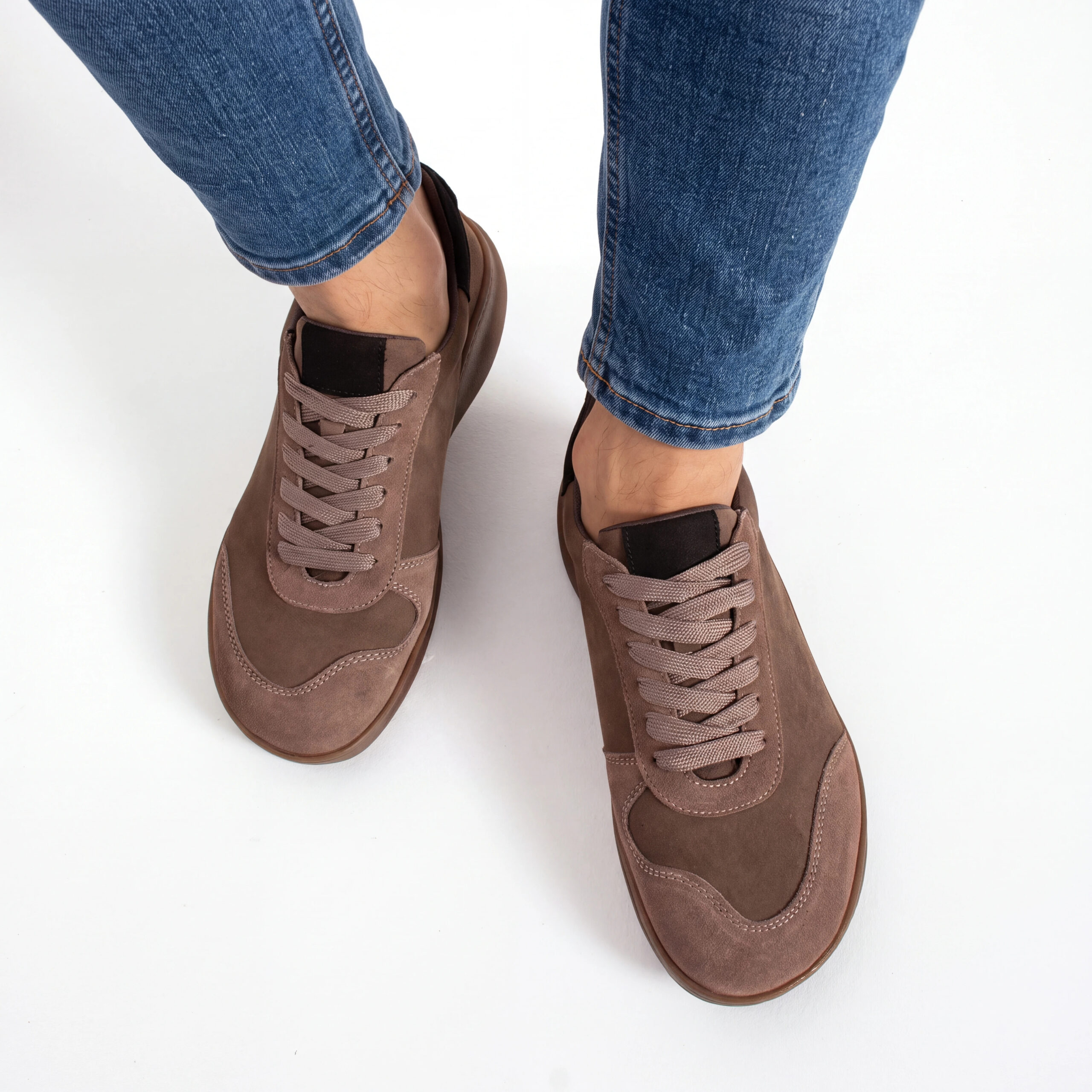 Zapatillas barefoot para hombre de piel natural Zapatillas casual para hombre 3 Zapatillas casual para hombre - TSL Barefoot Atlas Taupe