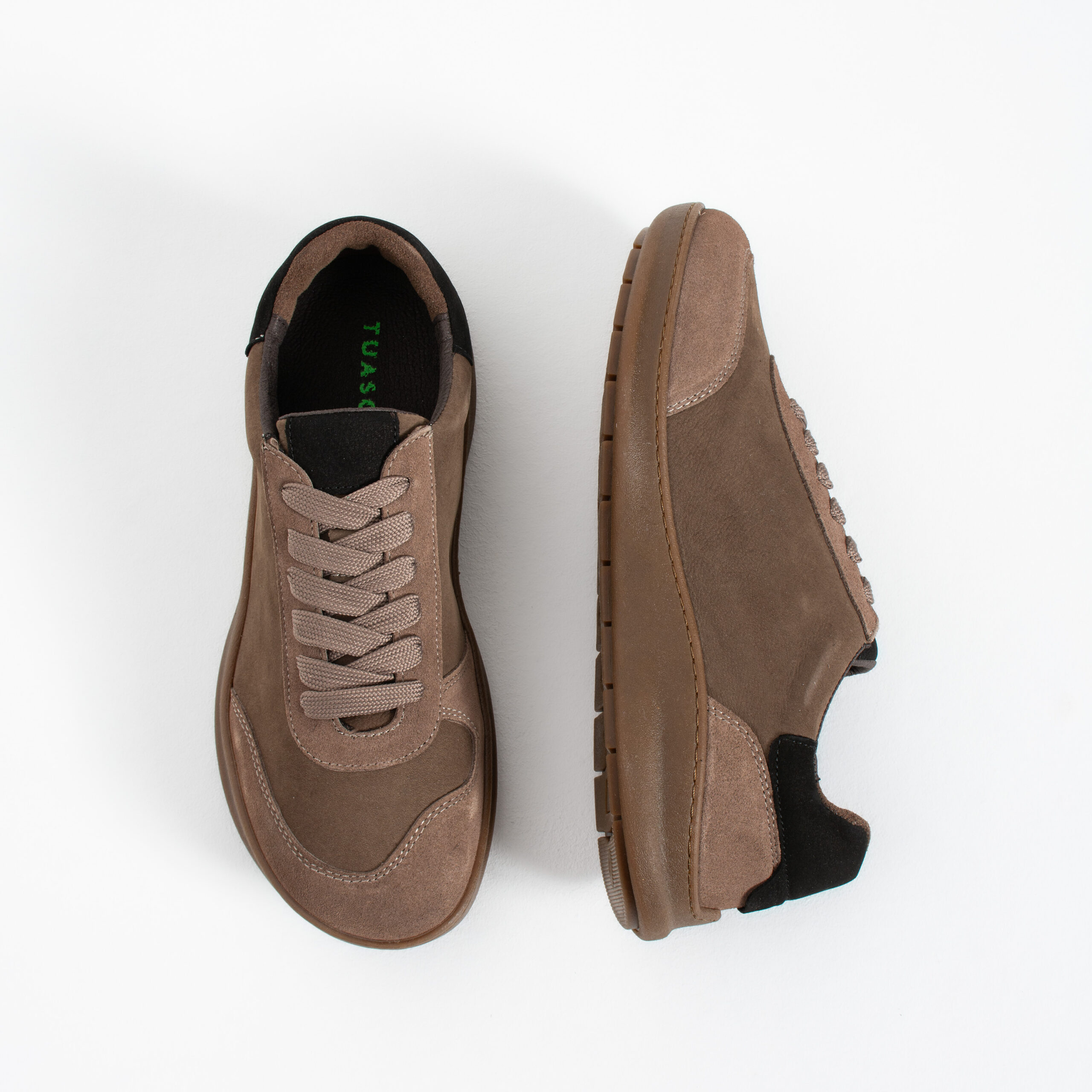 Zapatillas barefoot para hombre de piel natural Zapatillas casual para hombre 6 Zapatillas barefoot para hombre de piel natural - vista lateral