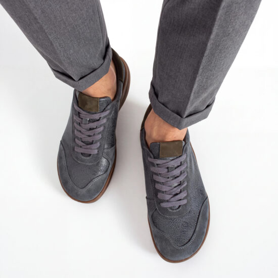 Zapatillas barefoot para hombre de piel natural Zapatillas casual para hombre 14 Zapatillas casual para hombre - TSL Barefoot Atlas Blue