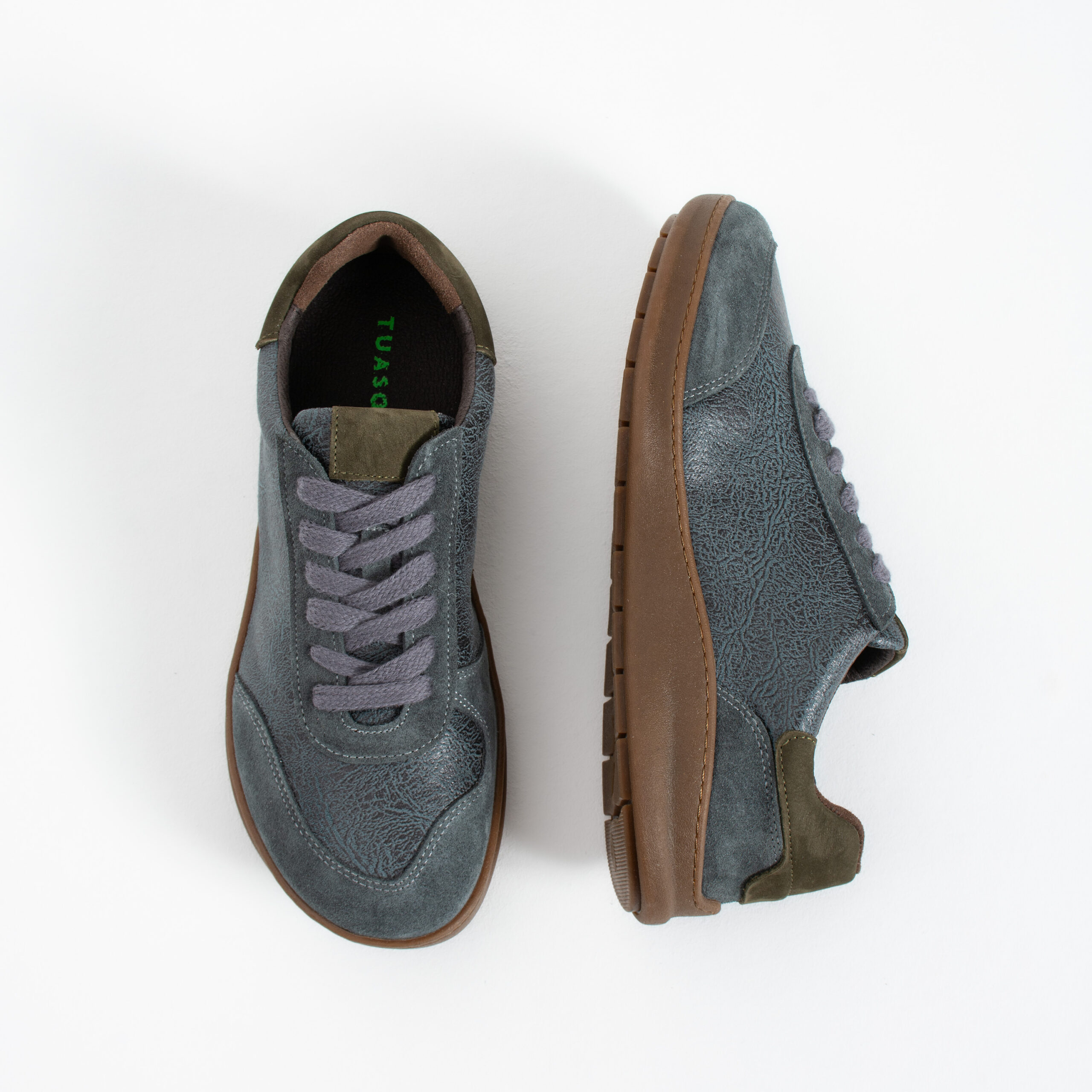 Zapatillas barefoot para hombre de piel natural Zapatillas casual para hombre 6 Zapatillas barefoot para hombre de piel natural - vista lateral