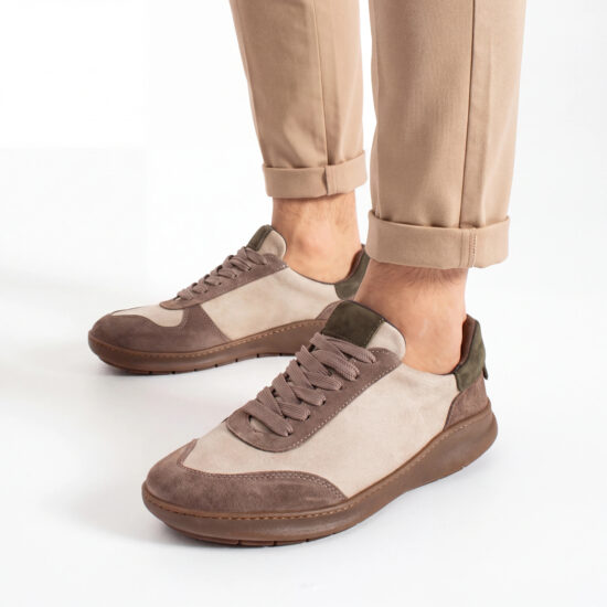 Zapatillas barefoot para hombre de piel natural - TSL Barefoot Atlas Beige