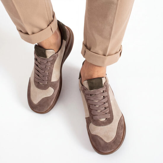 Zapatillas casual para hombre - TSL Barefoot Atlas Beige