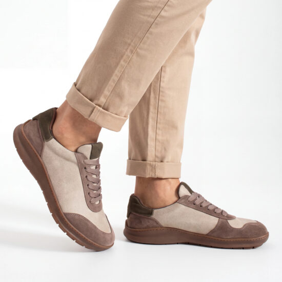 Zapatillas barefoot para hombre de piel natural - Nobuk