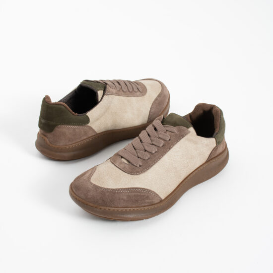 Zapatillas barefoot para hombre de piel natural - vista superior