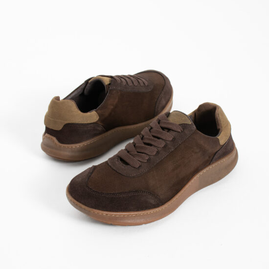 Zapatillas barefoot para hombre de piel natural - vista superior