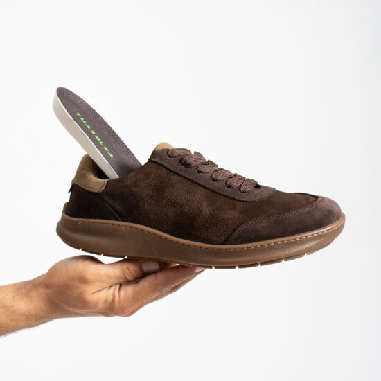 Zapatillas barefoot para hombre de piel natural - TSL Barefoot Atlas Brown - 9
