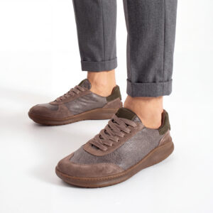 Zapatillas barefoot para hombre de piel natural - TSL Barefoot Atlas Grey