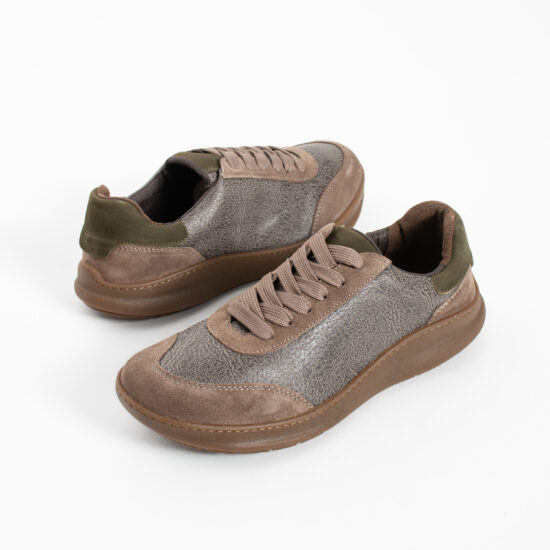 Zapatillas barefoot para hombre de piel natural - vista superior